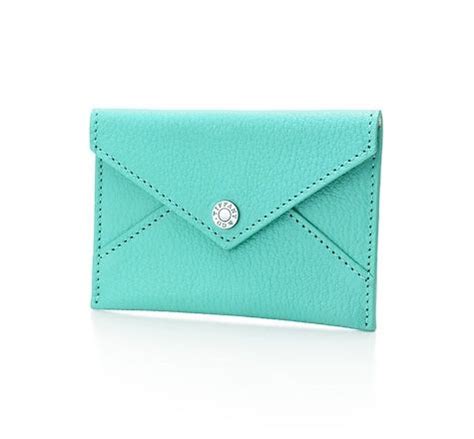 tiffany business card holder leather.